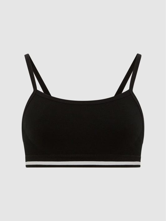 Reiss Socks &amp; Underwear | Kelsey The Upside Seamless Sports Bra Black - Women