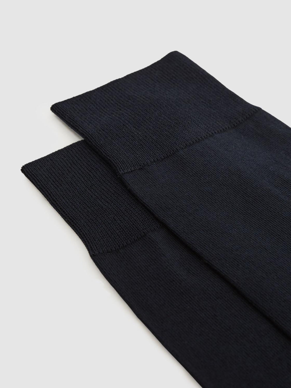 Reiss Socks &amp; Underwear | Mari Mercerised Cotton Blend Socks Black - Men