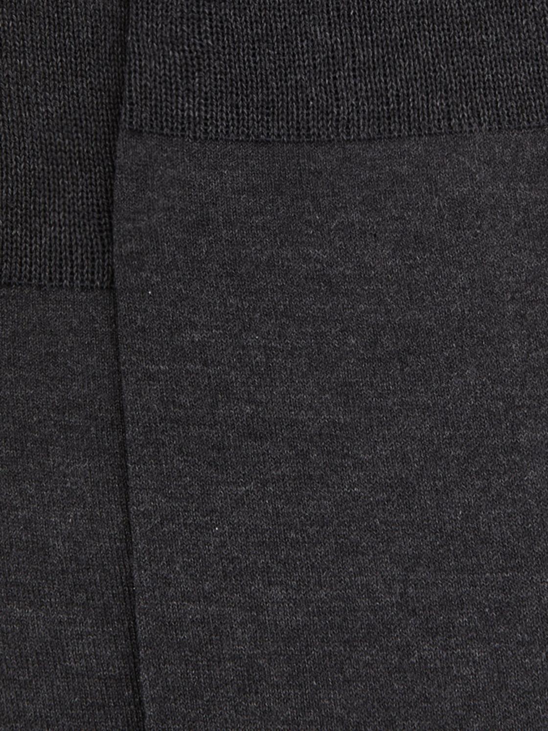 Reiss Socks &amp; Underwear | Mari Mercerised Cotton Blend Socks Mid Grey - Men