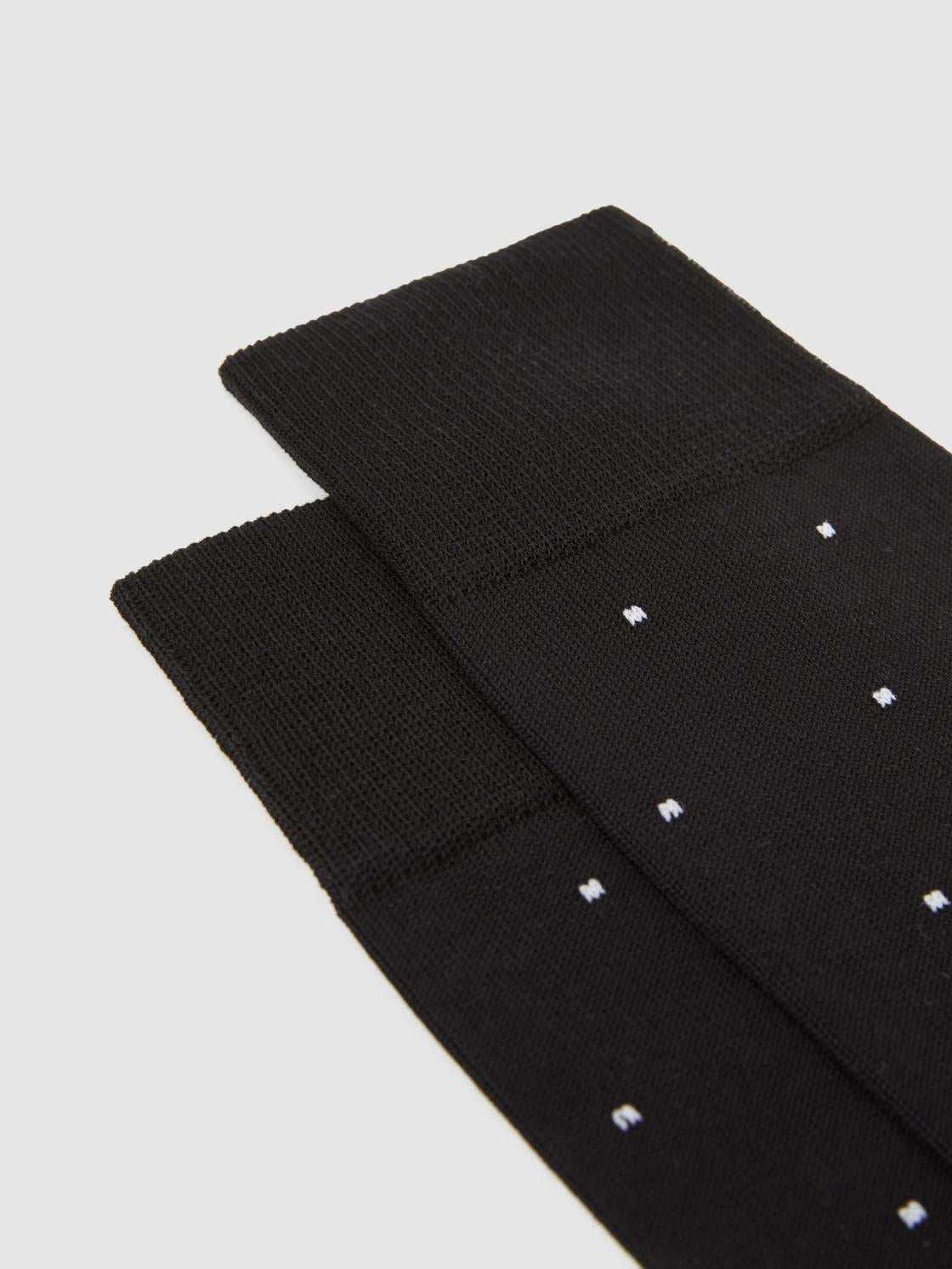 Reiss Socks &amp; Underwear | Mario Spot Polka Dot Socks Black - Men