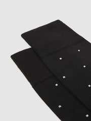 Reiss Socks &amp; Underwear | Mario Spot Polka Dot Socks Black - Men