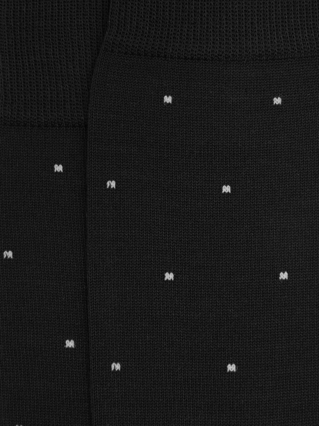 Reiss Socks &amp; Underwear | Mario Spot Polka Dot Socks Black - Men