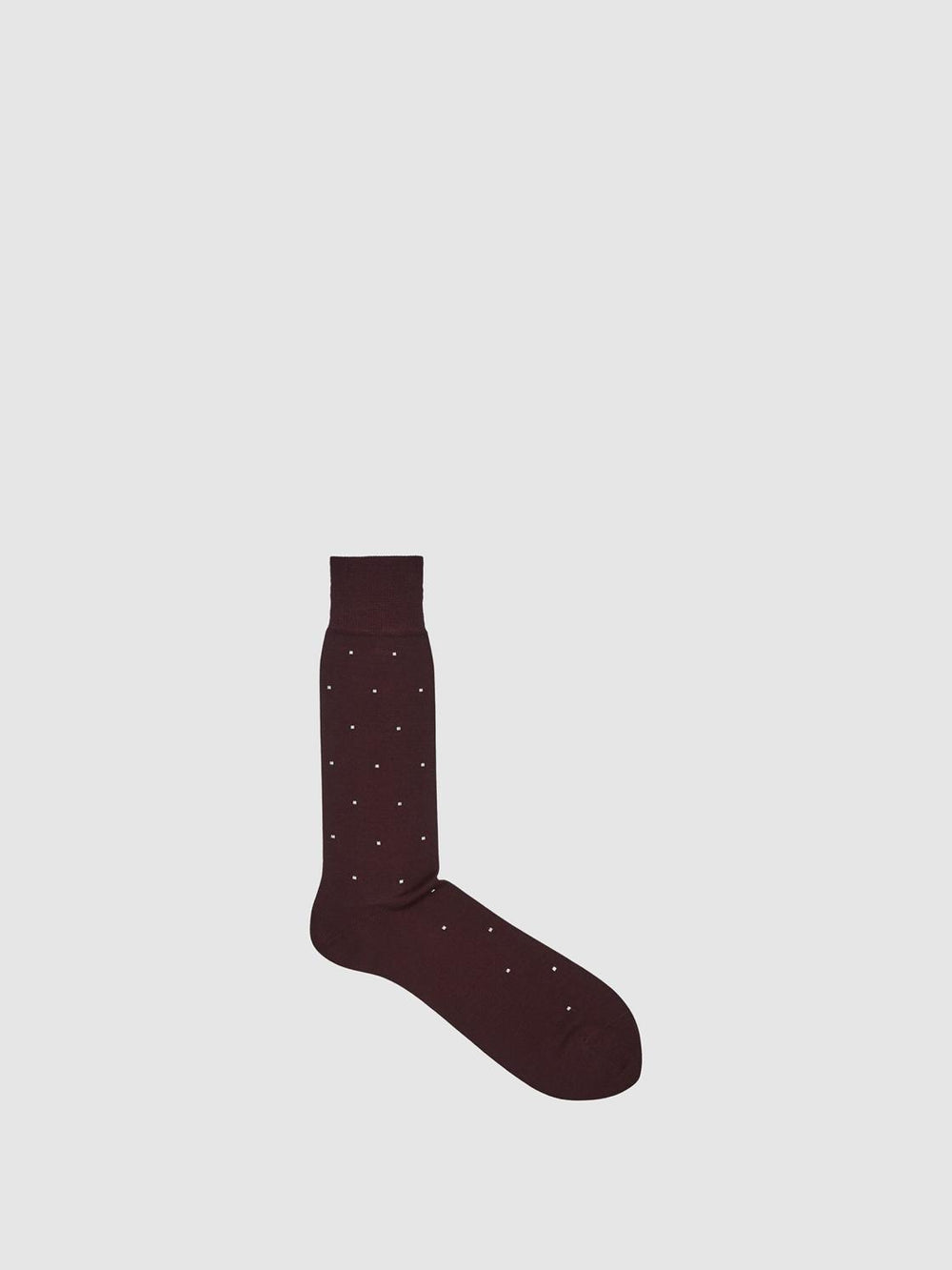 Reiss Socks &amp; Underwear | Mario Spot Polka Dot Socks Bordeaux - Men
