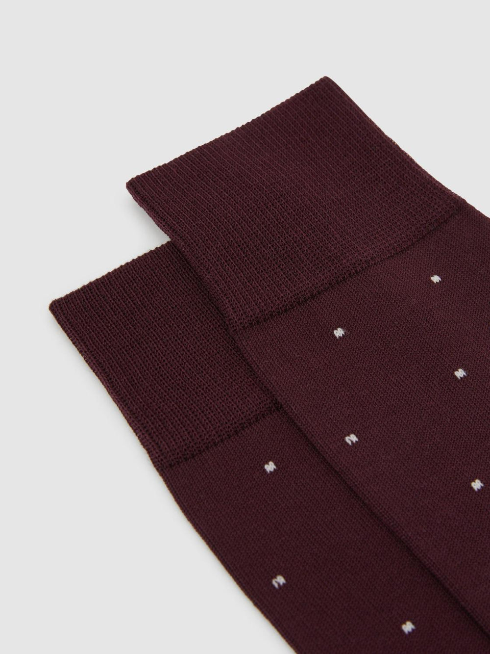 Reiss Socks &amp; Underwear | Mario Spot Polka Dot Socks Bordeaux - Men