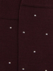 Reiss Socks &amp; Underwear | Mario Spot Polka Dot Socks Bordeaux - Men