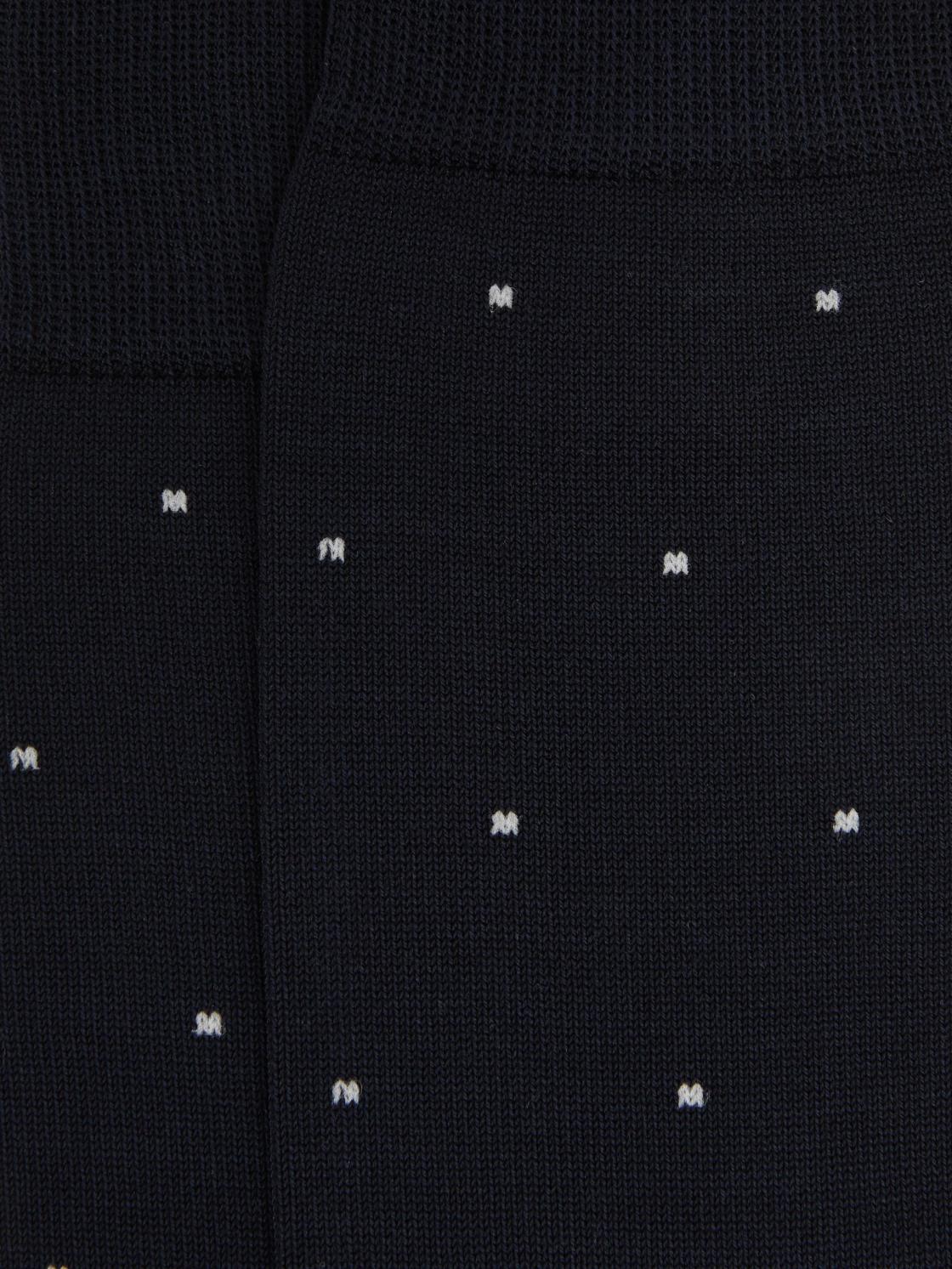 Reiss Socks &amp; Underwear | Mario Spot Polka Dot Socks Navy - Men
