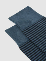 Reiss Socks &amp; Underwear | Mario Stripe Striped Socks Airforce Blue/ Navy - Men
