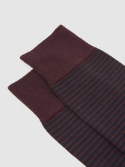 Reiss Socks &amp; Underwear | Mario Stripe Striped Socks Airforce Blue/ Navy - Men