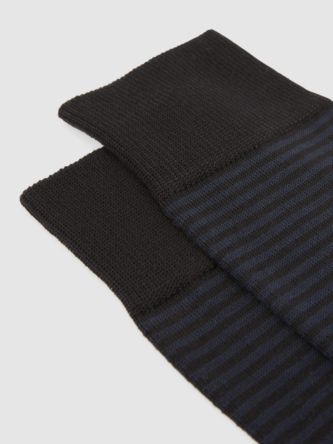 Reiss Socks &amp; Underwear | Mario Stripe Striped Socks Black - Men