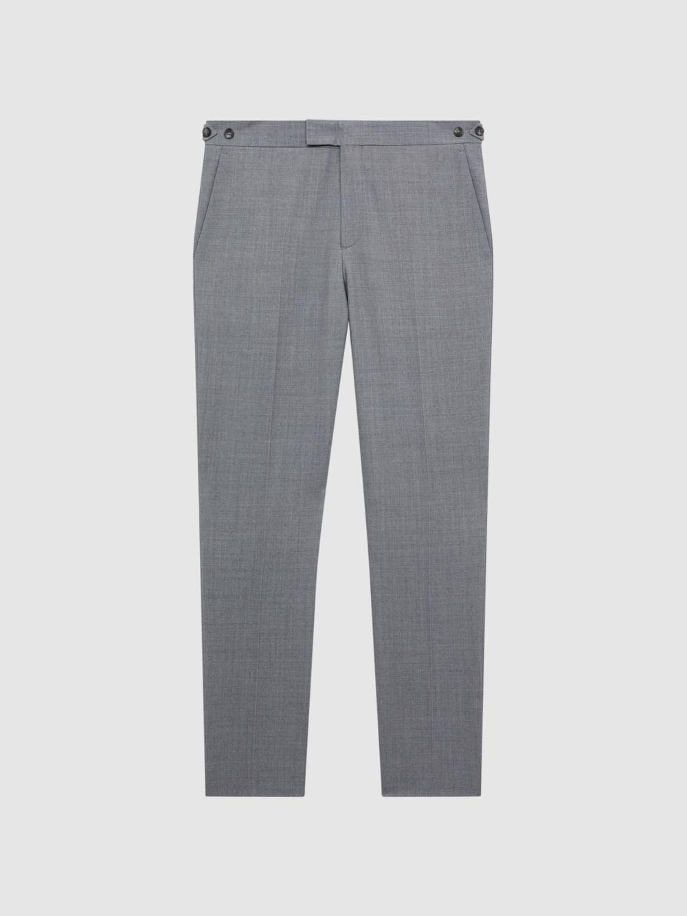 Reiss Suits &amp; Tailoring | Arrow Slim Fit Wool Blend Trousers Soft Grey - Men