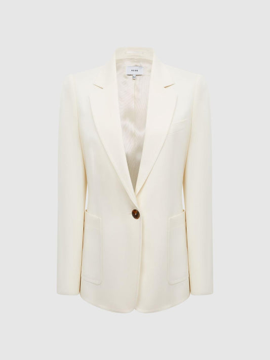 Reiss Suits &amp; Tailoring | Ember Tailored Single Breasted Blazer Camel - Women