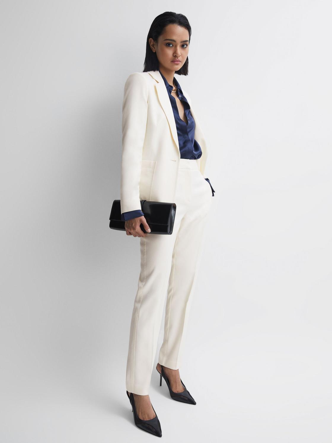 Reiss Suits &amp; Tailoring | Ember Tailored Single Breasted Blazer Camel - Women