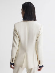 Reiss Suits &amp; Tailoring | Ember Tailored Single Breasted Blazer Camel - Women