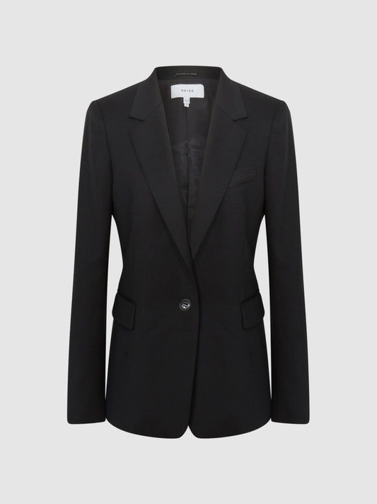 Reiss Suits &amp; Tailoring | Haisley Single Breasted Blazer Black - Women