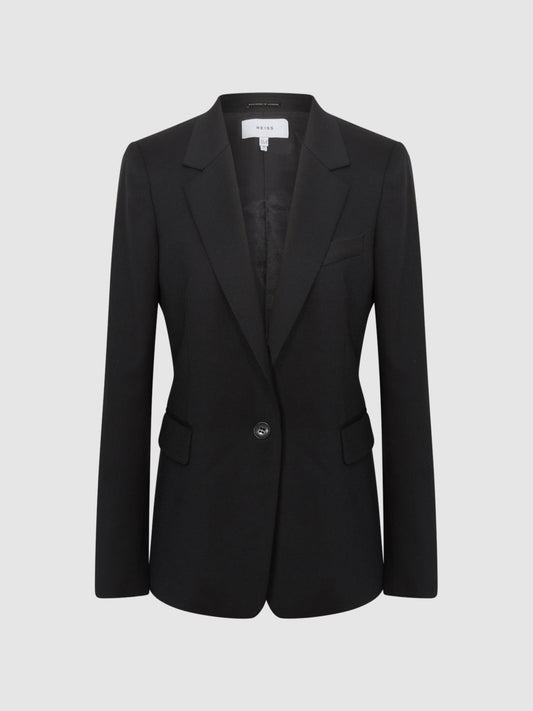 Reiss Suits &amp; Tailoring | Haisley Single Breasted Blazer Black - Women