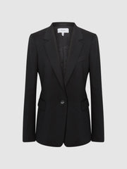Reiss Suits &amp; Tailoring | Haisley Single Breasted Blazer Black - Women