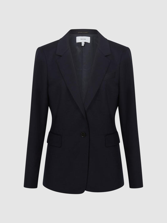 Reiss Suits &amp; Tailoring | Haisley Single Breasted Blazer Black - Women