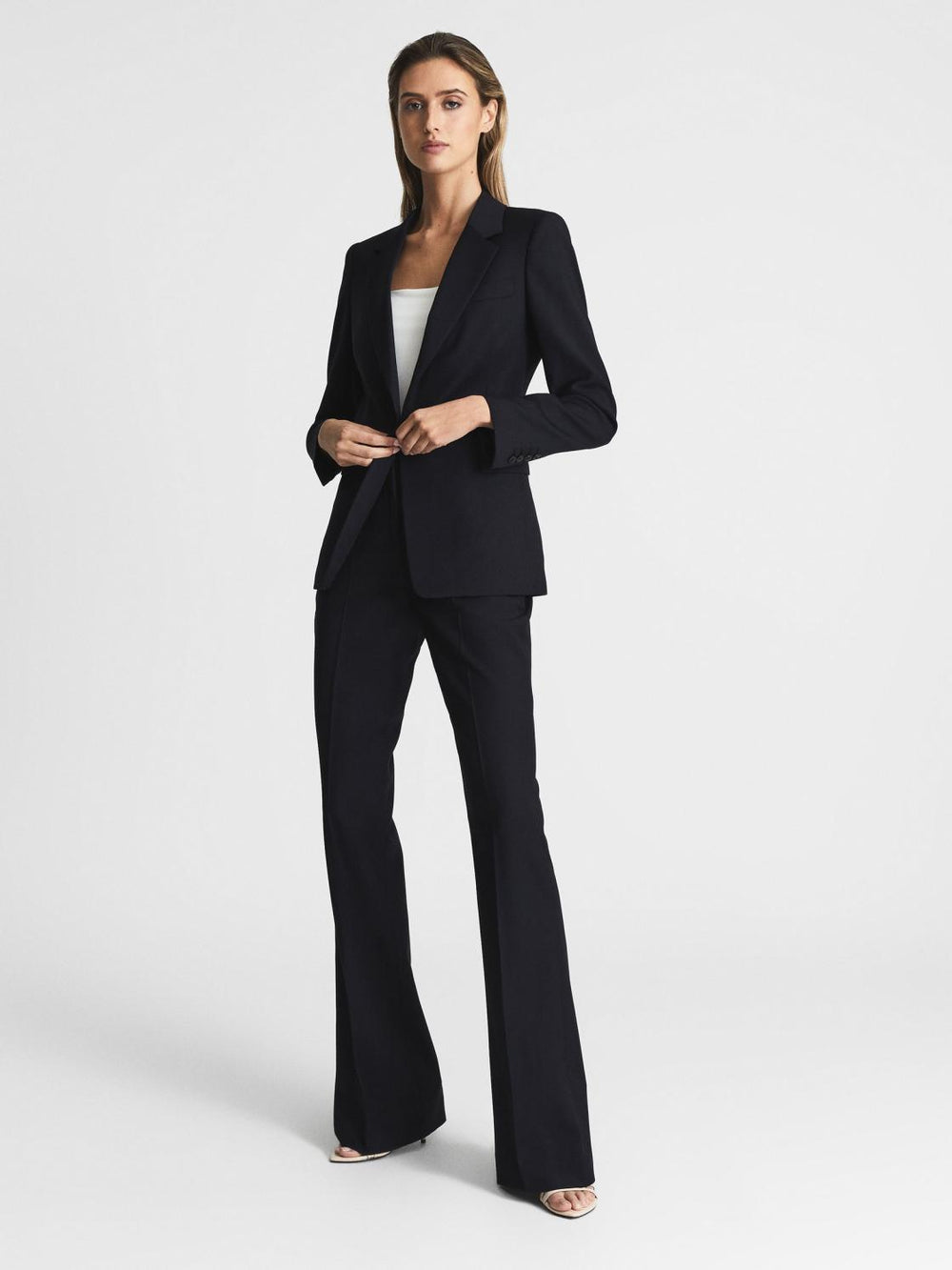 Reiss Suits &amp; Tailoring | Haisley Single Breasted Blazer Black - Women