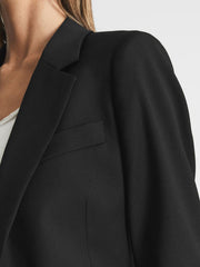 Reiss Suits &amp; Tailoring | Haisley Single Breasted Blazer Black - Women