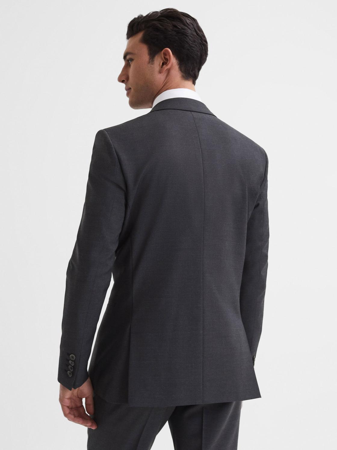 Reiss Suits &amp; Tailoring | Hope Modern Fit Travel Blazer Charcoal - Men