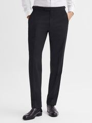 Reiss Suits &amp; Tailoring | Hope Modern Fit Travel Trousers Black - Men
