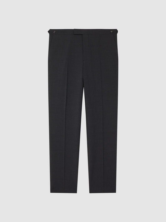Reiss Suits &amp; Tailoring | Hope Modern Fit Travel Trousers Charcoal - Men