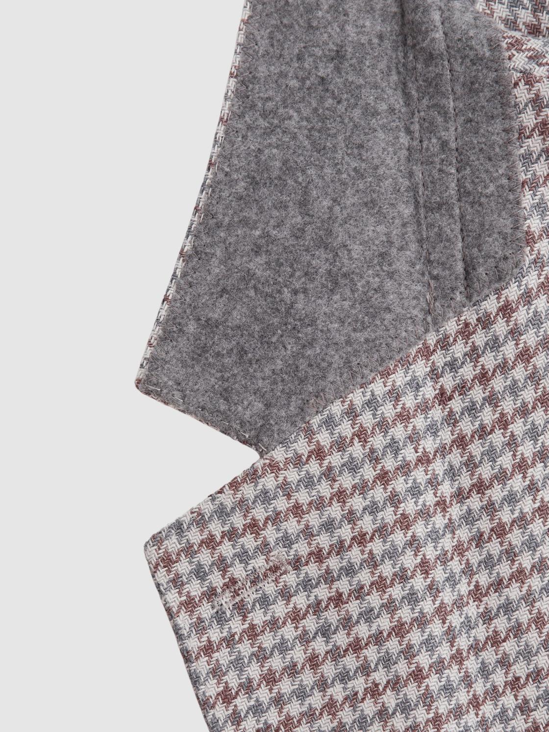 Reiss Suits &amp; Tailoring | Huntington Single Breasted Cotton-Linen Blazer Stone - Men