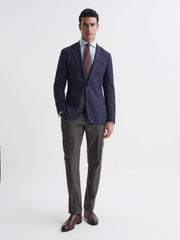 Reiss Suits &amp; Tailoring | Keep Single Breasted Patch Pocket Blazer Indigo - Men