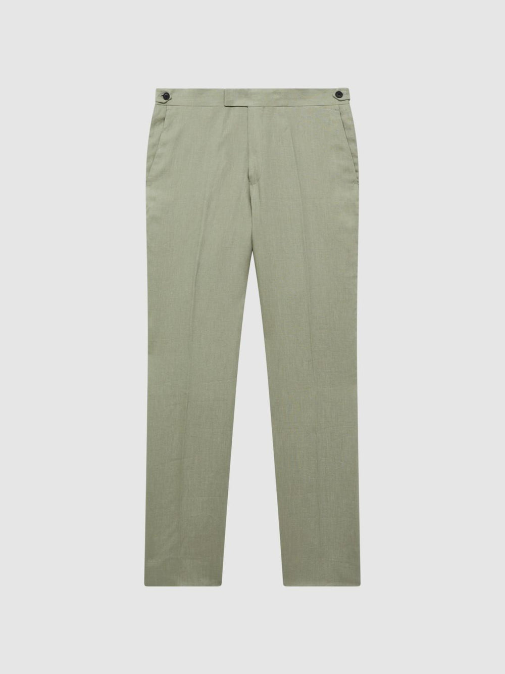 Reiss Suits &amp; Tailoring | Kin Linen Formal Trousers Apple - Men