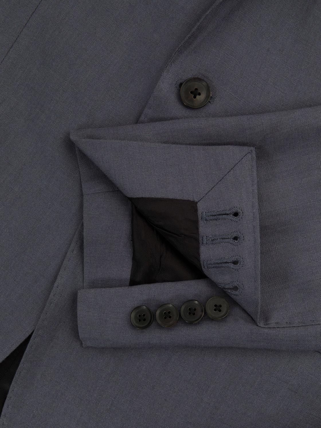 Reiss Suits &amp; Tailoring | Kin Slim Fit Single Breasted Linen Blazer Airforce Blue - Men