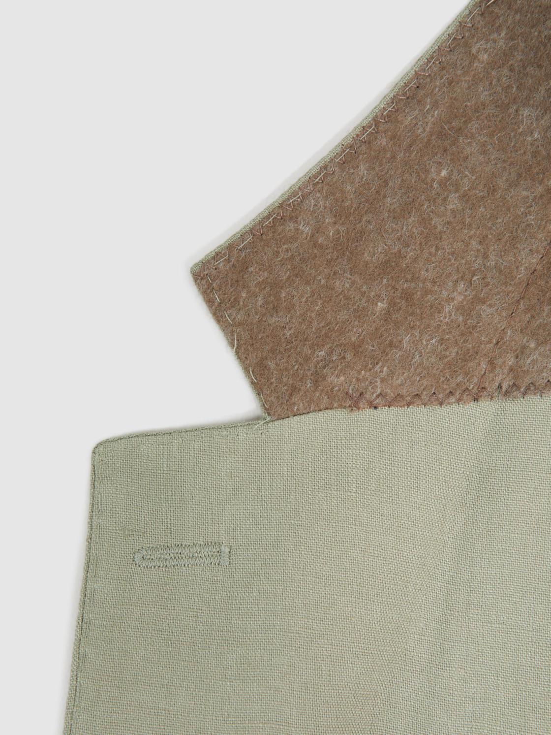 Reiss Suits &amp; Tailoring | Kin Slim Fit Single Breasted Linen Blazer Apple - Men