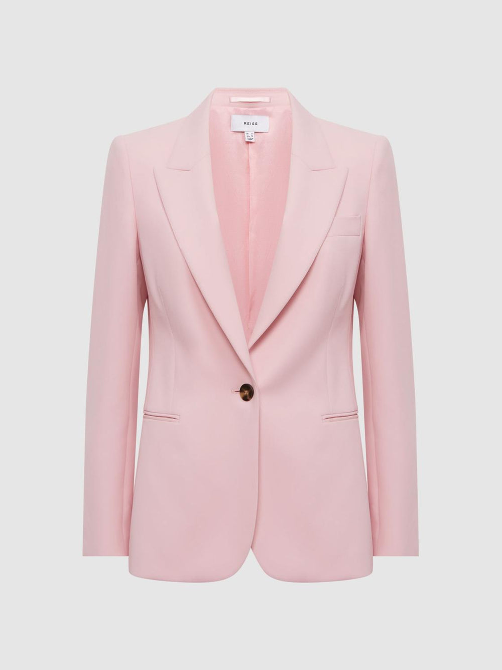 Reiss Suits &amp; Tailoring | Marina Single Breasted Blazer Pink - Women