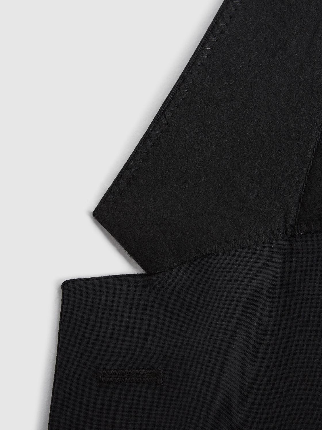 Reiss Suits &amp; Tailoring | Pray Slim Fit Single Breasted Wool Blazer Black - Men