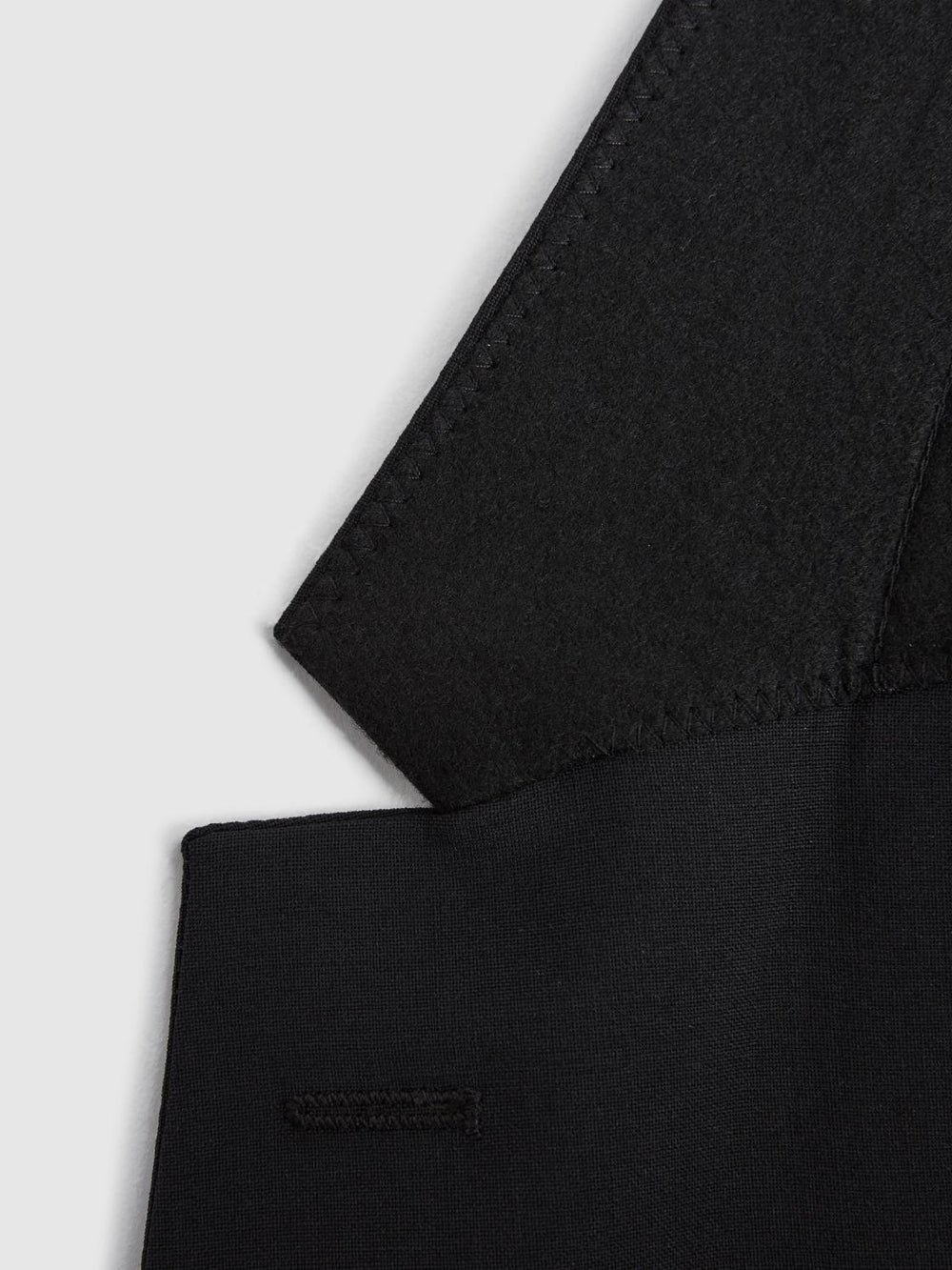 Reiss Suits &amp; Tailoring | Pray Slim Fit Single Breasted Wool Blazer Black - Men