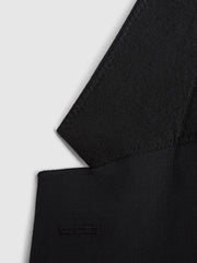Reiss Suits &amp; Tailoring | Pray Slim Fit Single Breasted Wool Blazer Black - Men