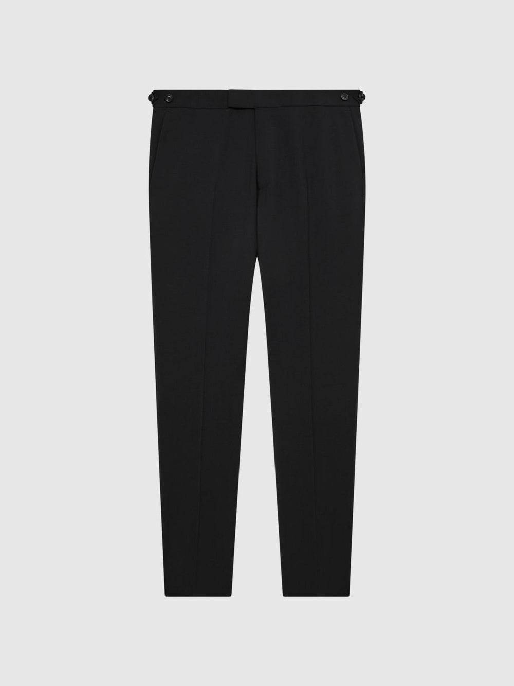 Reiss Suits &amp; Tailoring | Pray Slim Fit Wool Blend Trousers Black - Men