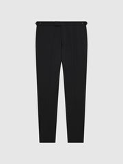 Reiss Suits &amp; Tailoring | Pray Slim Fit Wool Blend Trousers Black - Men