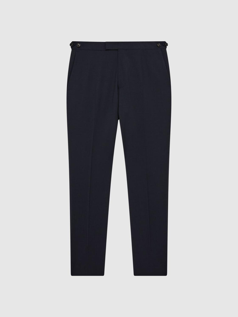 Reiss Suits &amp; Tailoring | Pray Slim Fit Wool Blend Trousers Black - Men