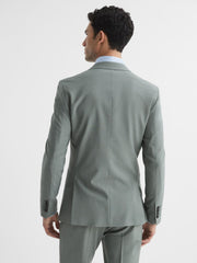 Reiss Suits &amp; Tailoring | Wish Slim Fit Single Breasted Wool Blend Blazer Sage - Men