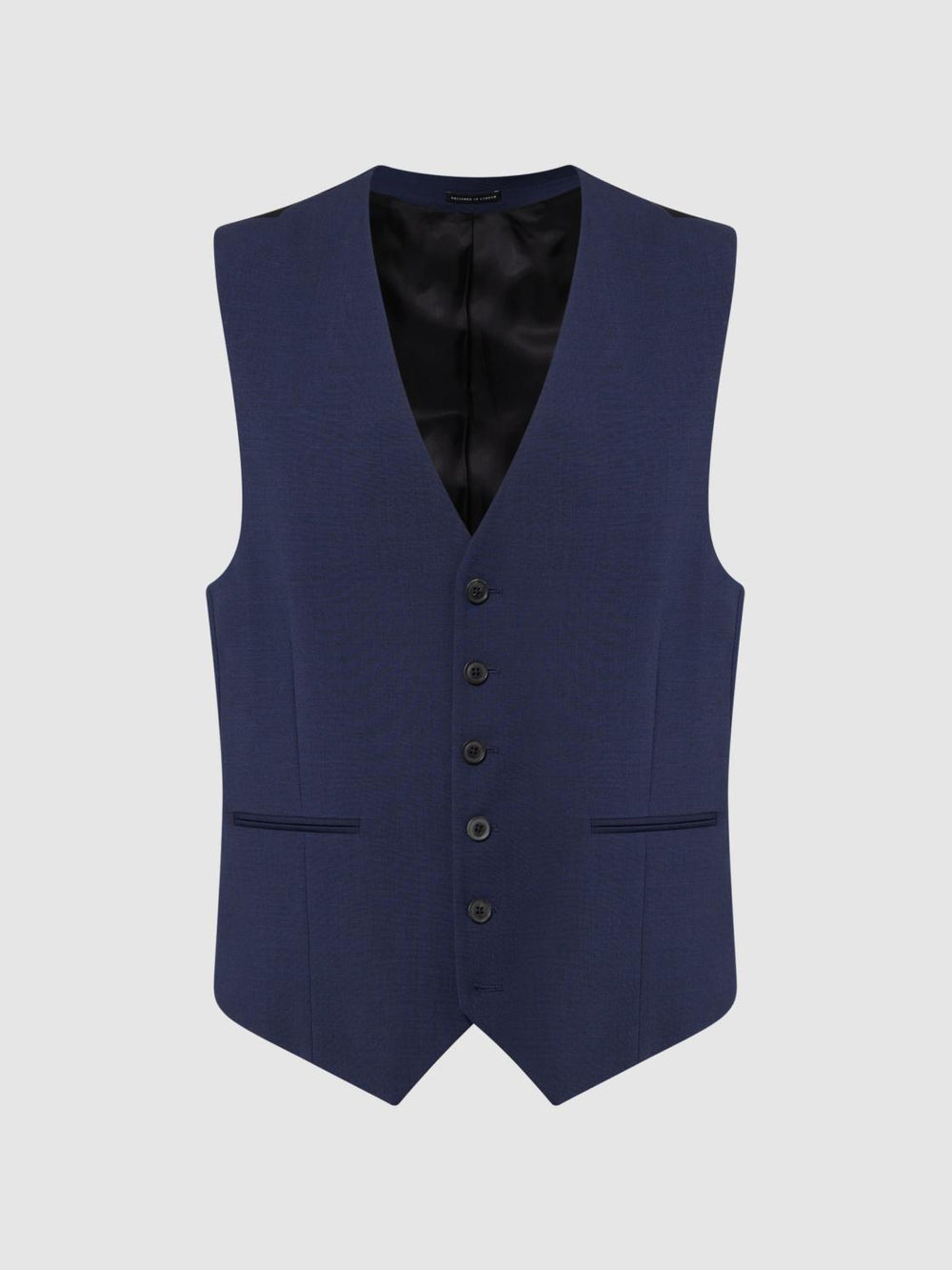Reiss Suits &amp; Tailoring | Wish Slim Fit Waistcoat Bright Blue - Men