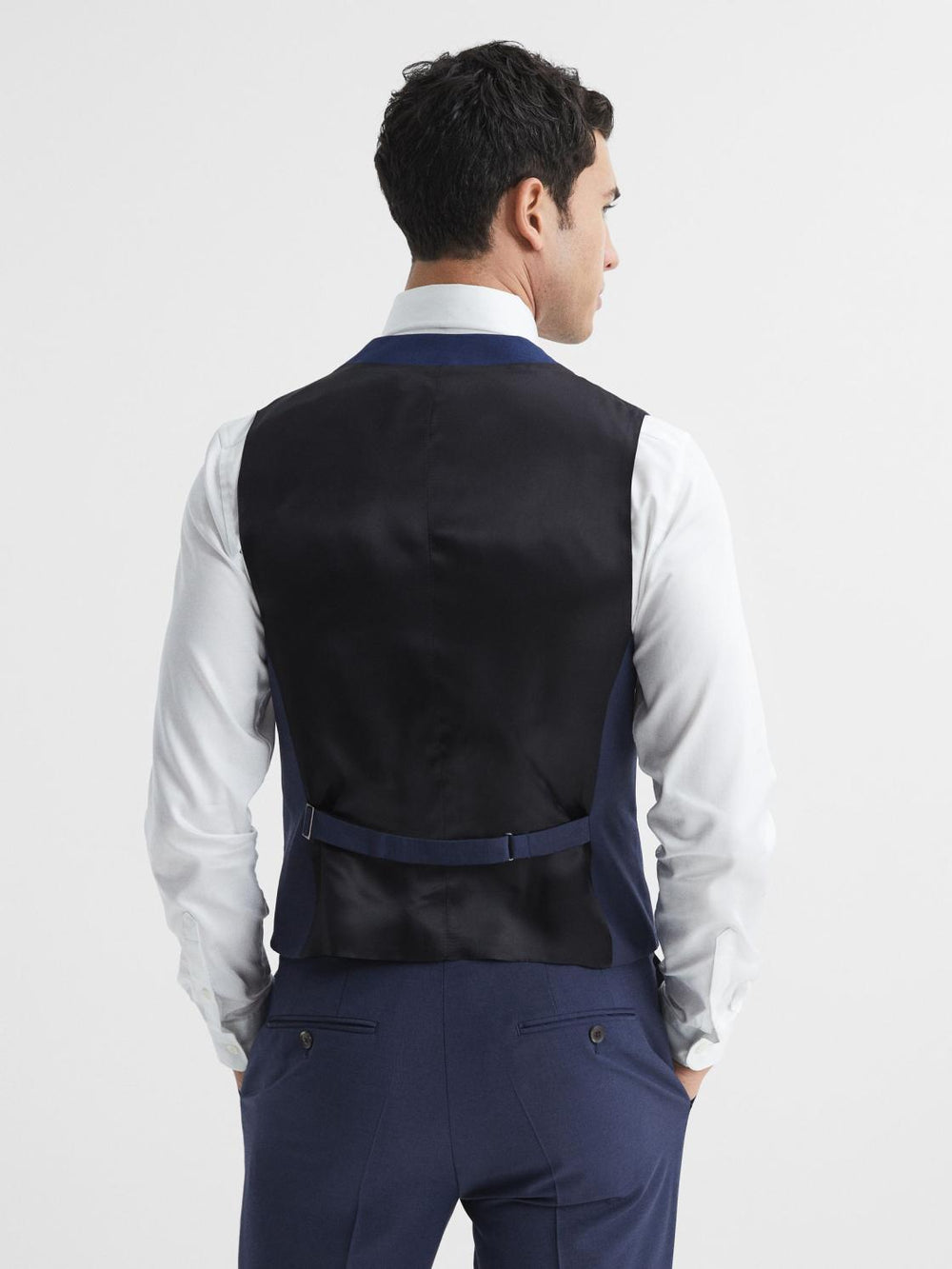 Reiss Suits &amp; Tailoring | Wish Slim Fit Waistcoat Bright Blue - Men