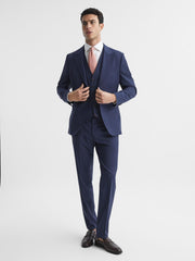 Reiss Suits &amp; Tailoring | Wish Slim Fit Waistcoat Bright Blue - Men