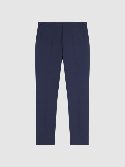 Reiss Suits &amp; Tailoring | Wish Slim Fit Wool Blend Trousers Bright Blue - Men