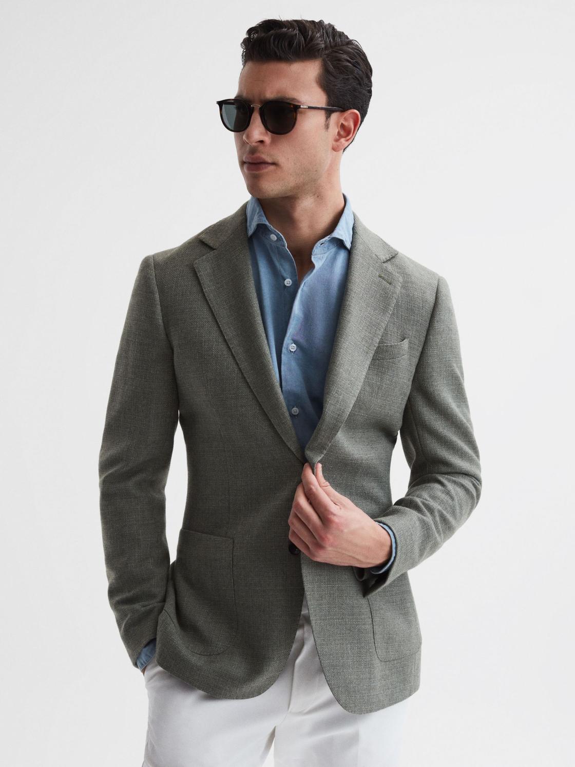 Reiss Sunglasses | Adam Paige Vintage Round Acetate Frame Sunglasses Brown - Men