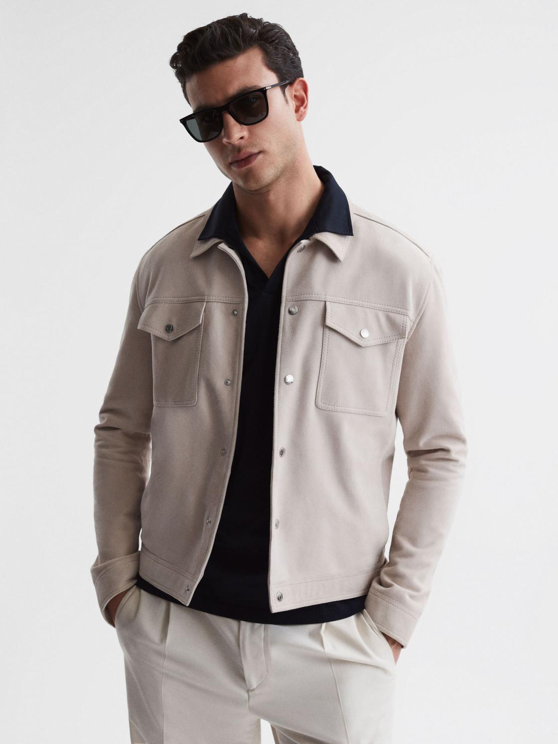 Reiss Sunglasses | Blake Paige Square Acetate Frame Sunglasses Black - Men