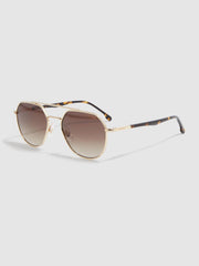 Reiss Sunglasses | Carrera Carrera Eyewear Octagonal Sunglasses Gold - Men