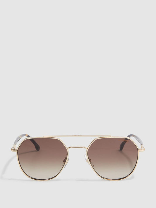 Reiss Sunglasses | Carrera Carrera Eyewear Octagonal Sunglasses Gold - Men