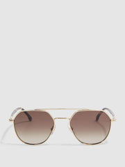Reiss Sunglasses | Carrera Carrera Eyewear Octagonal Sunglasses Gold - Men