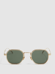 Reiss Sunglasses | David Beckham Eyewear By David Beckham Hexagonal Sunglasses Gold - Men