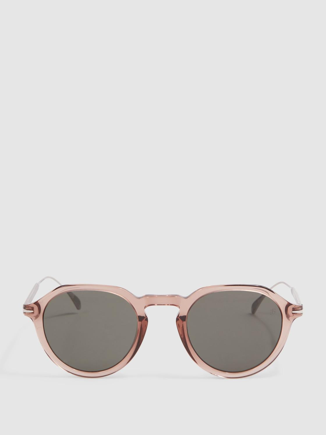 Reiss Sunglasses | David Beckham Eyewear By David Beckham Rounded Sunglasses Pink - Men